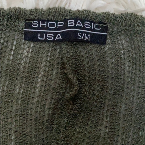 Shop Basic Cocoon Wrap Cardigan NWOT 💗 Olive - Picture 8 of 10